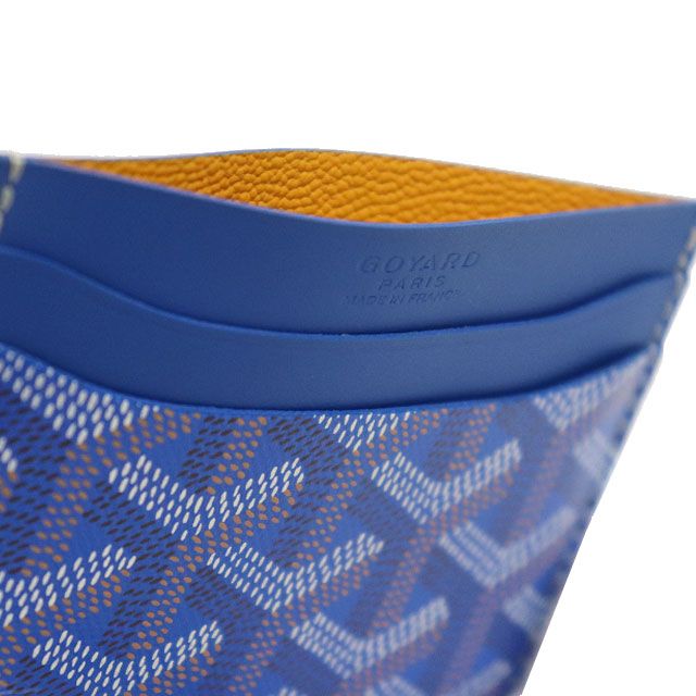 未使用品）ゴヤール GOYARD サンシュルピス カードケース PVC ブルー  