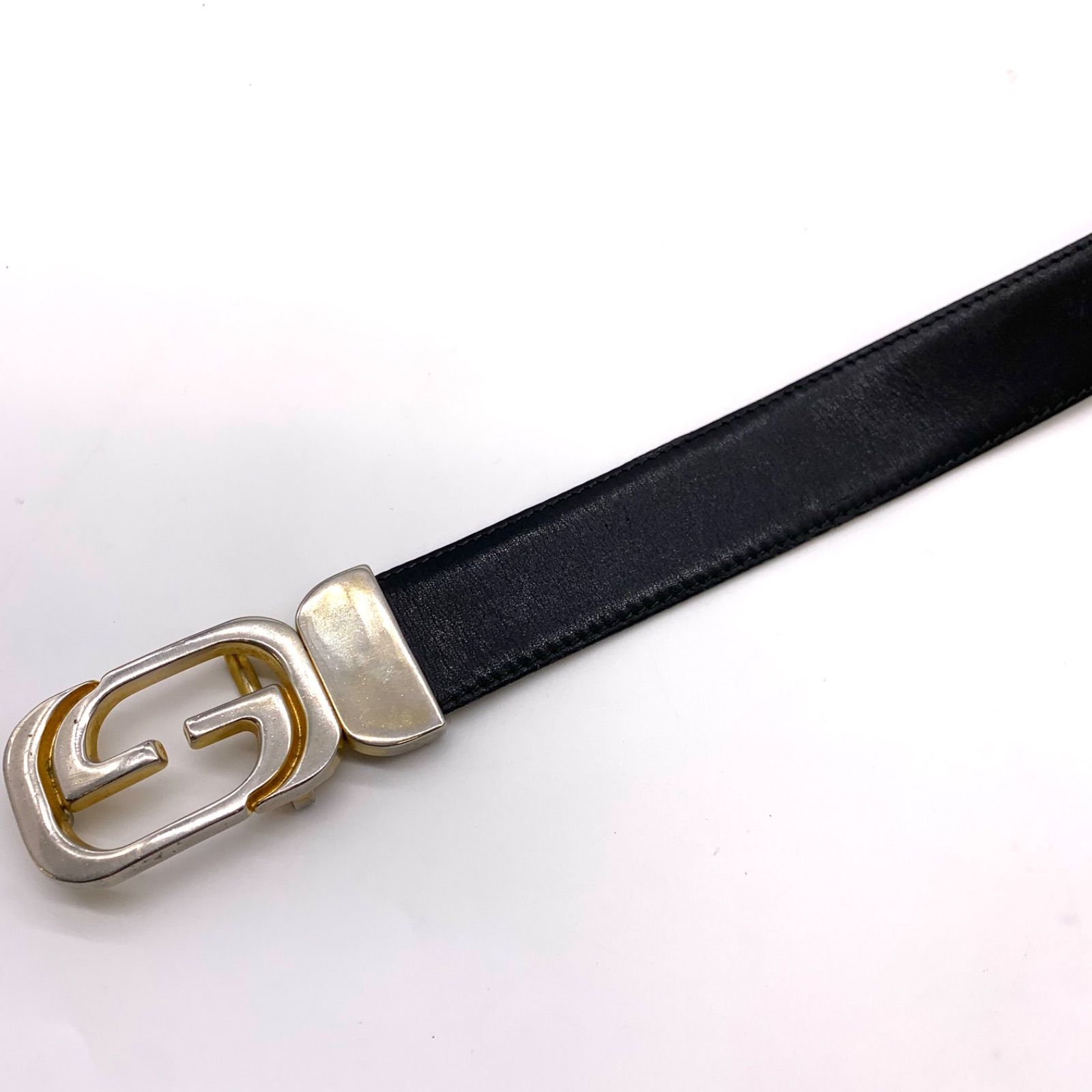 お買い得】GUCCI 革ベルト GGマーク - メルカリ