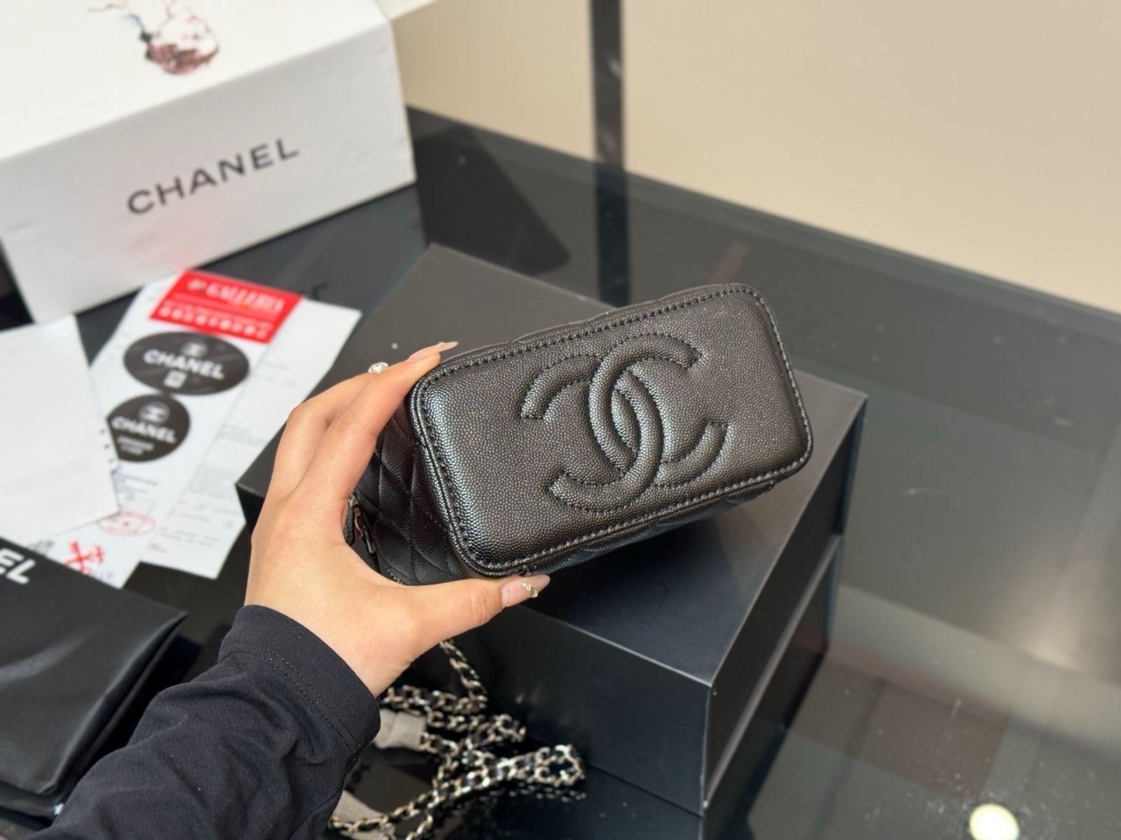 今日特価】Chanel Vanity Case シャネル ヴァニティケース-MM