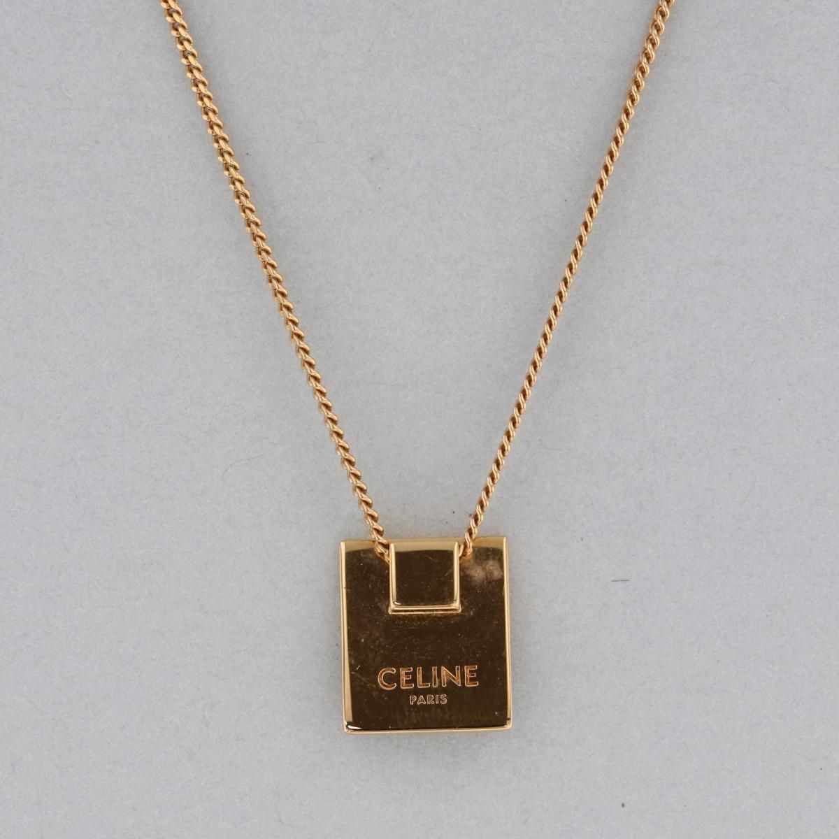 CELINE セリーヌ アルファベットM ネックレス 楽天市場】【セリーヌ】Celine ［M］イニシャルチャーム ラージ