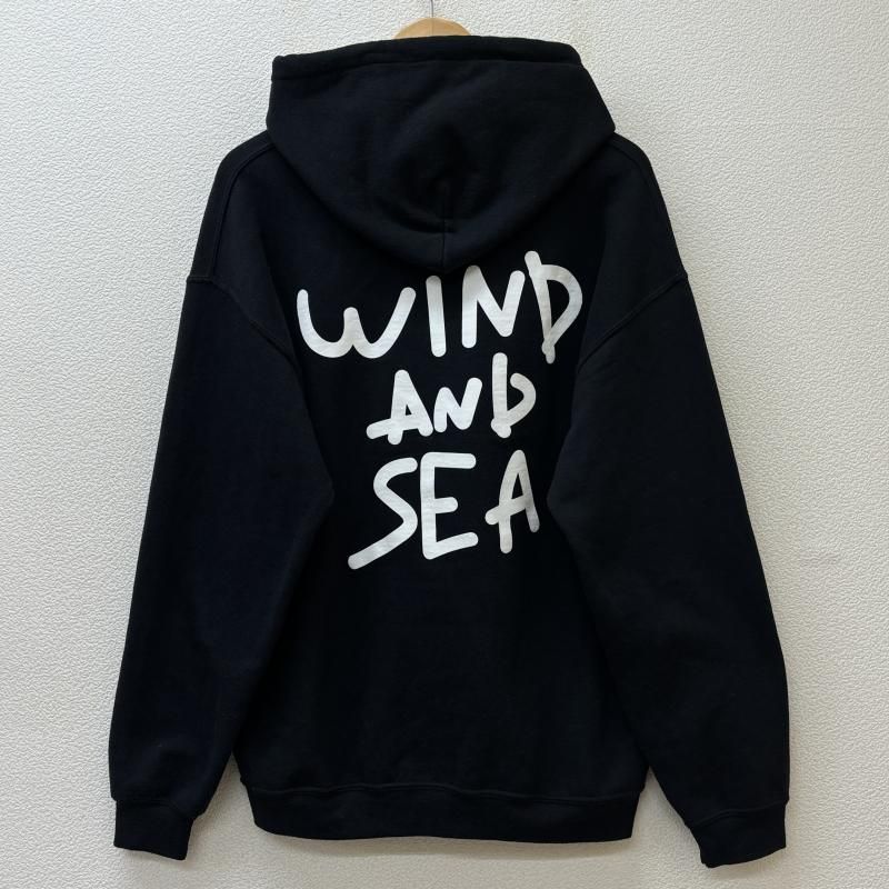 WIND AND SEA ブラックパーカー 3周年限定 WIND AND SEA 3周年記念