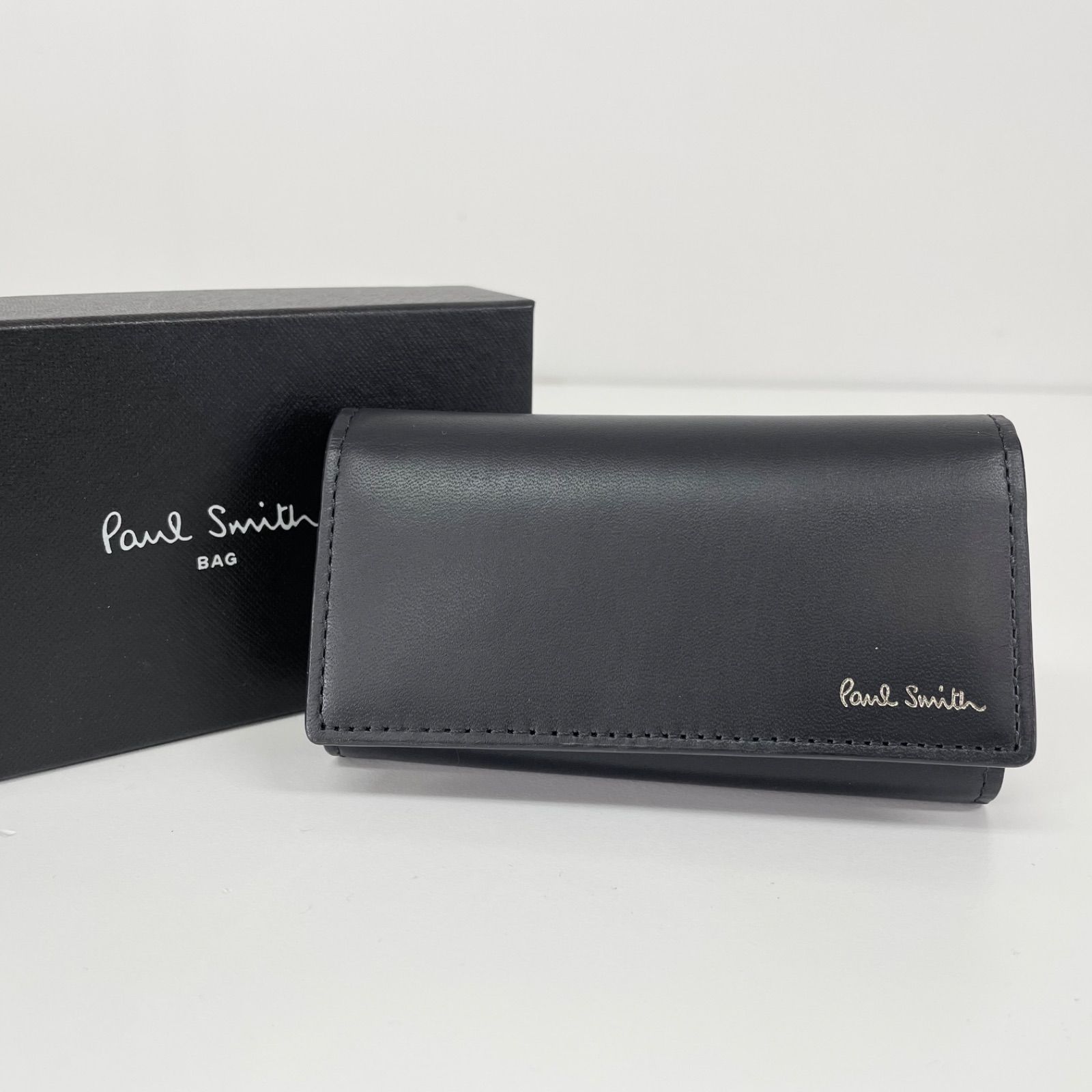 ほぼ未使用 極美品 paul smith ポールスミス レザー キーケース