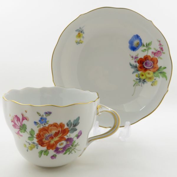 マイセン カップ&ソーサー□ベーシックフラワー ブーケ 五つ花 C&S 洋食器 1客 Meissen 1級品 5 - メルカリ