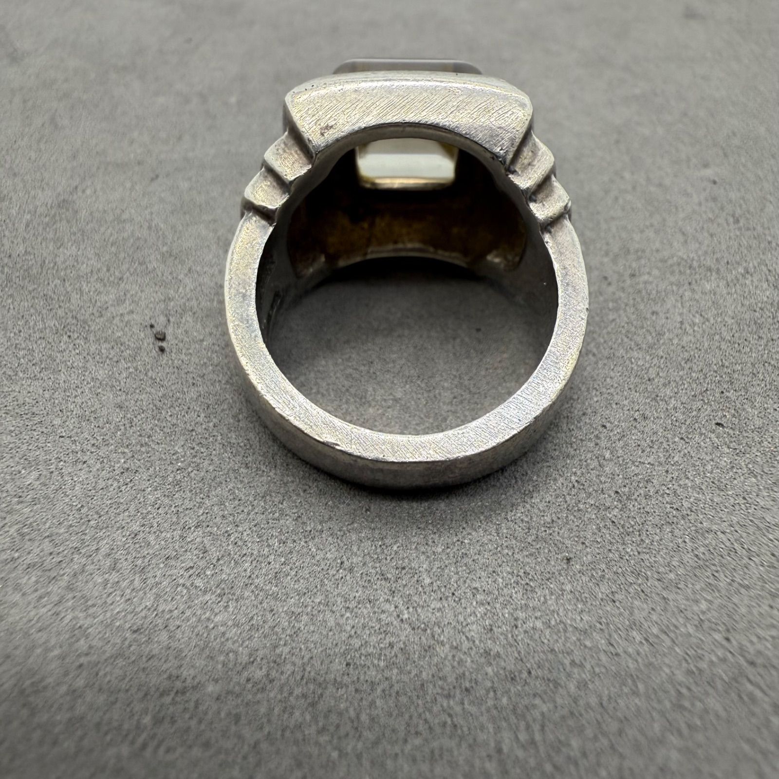 JEAN PAUL GAULTIER archive silver stone RING #11 ジャン