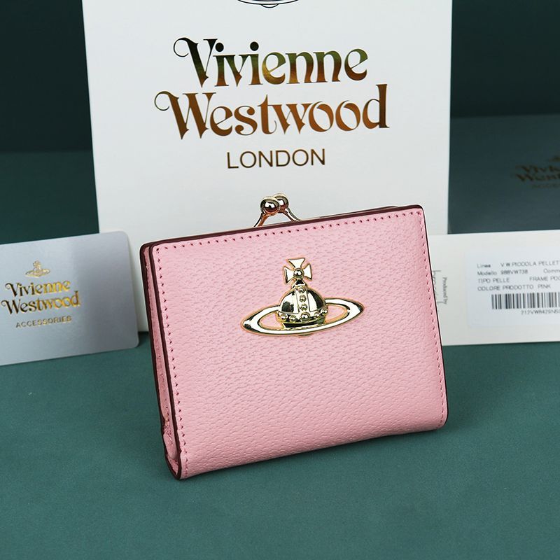 VivienneWestwood がま口 二つ折り財布 新品 Vivienne Westwood 二つ折り財布 ヴィヴィアンウエスト