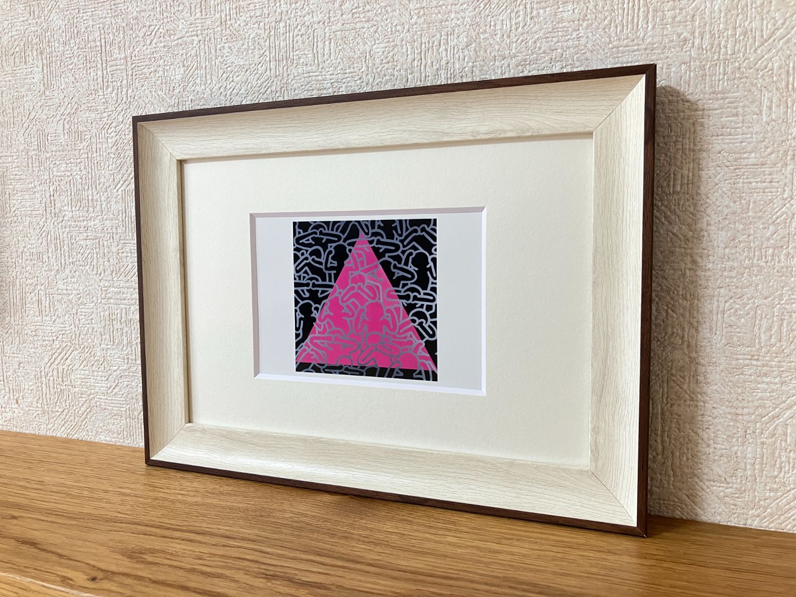 巨匠キースへリング◎Keith Haring☆新品額付☆マット付ポストカード