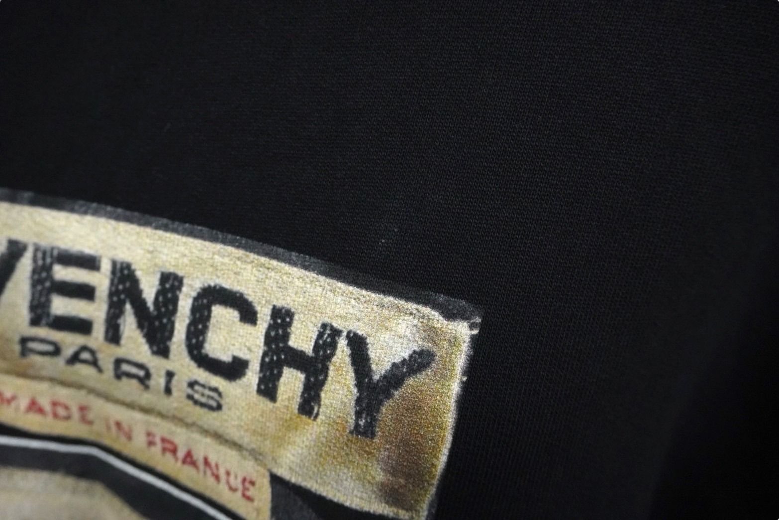 Givenchy ジバンシー スウェット トレーナー 裏起毛 フォトデザイン ブラック サイズL 17S7345653 美品  58207