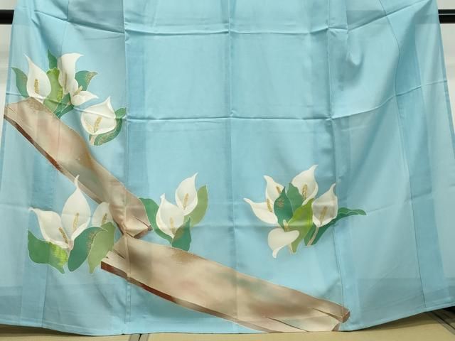 平和屋着物＊希少 夏物 創業130年 江戸染繍友禅 大彦 中国