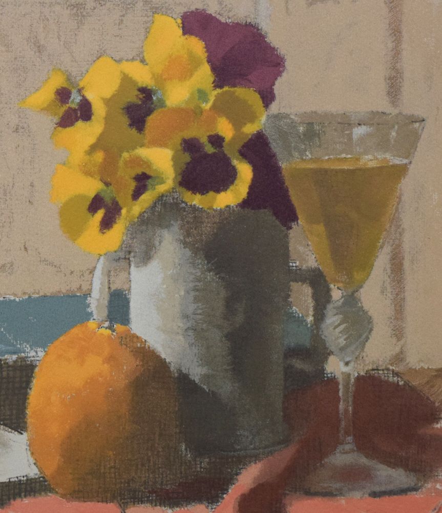 パンジー リトグラフ