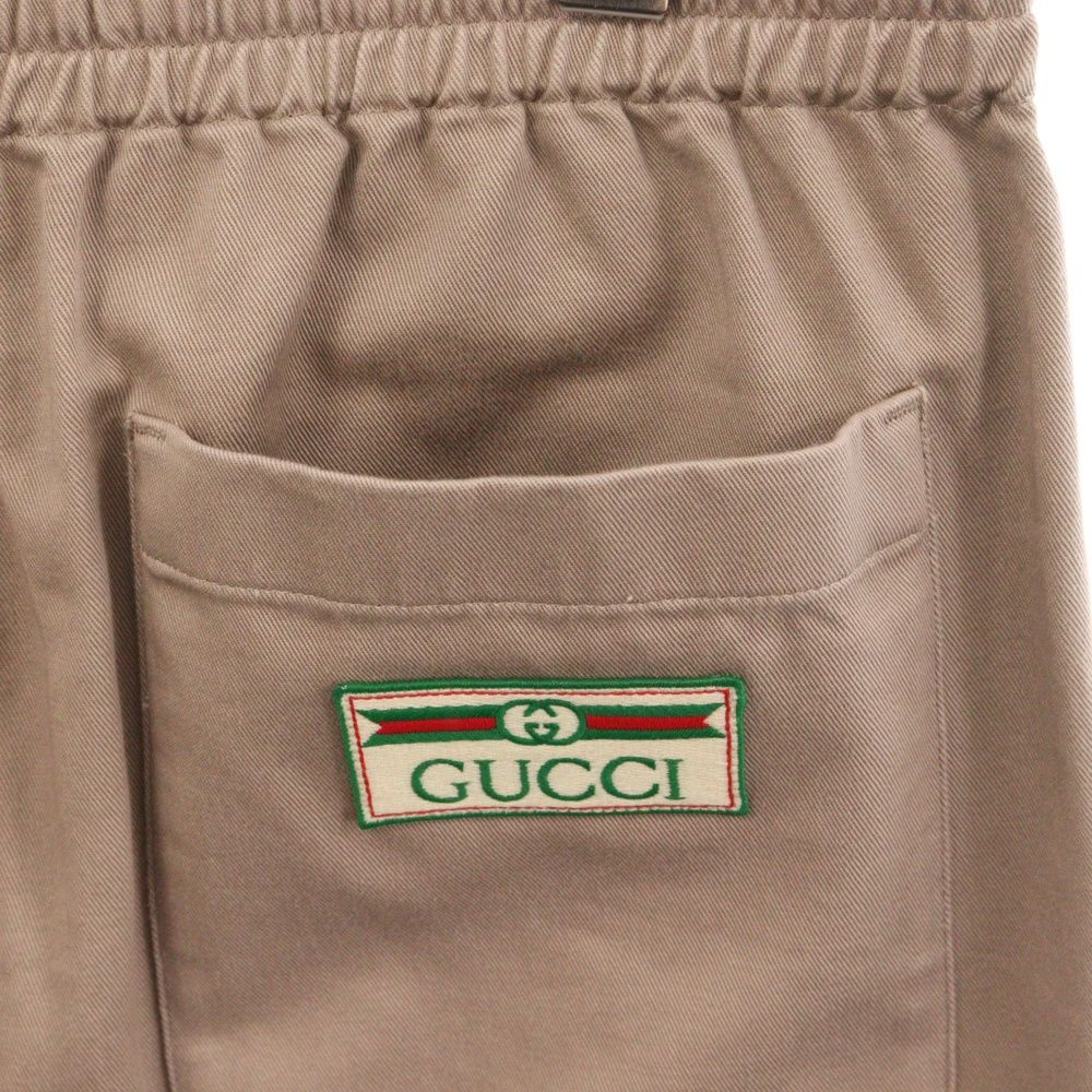 注目の新作【GUCCI】ドローストリング コットンツイルパンツ 注目の新作【GUCCI】ドローストリング コットンツイルパンツ