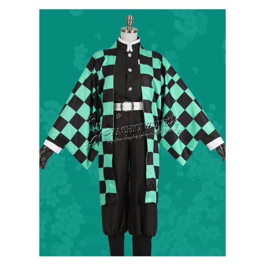 竈門炭治郎コスプレ衣装 ウィッグ