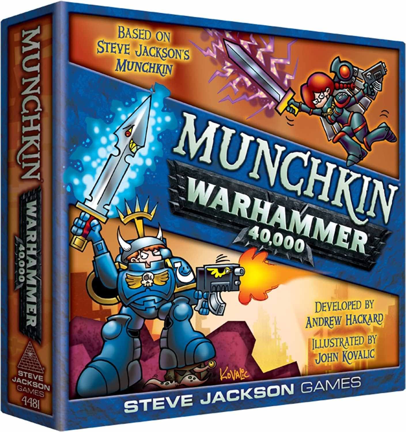 Steve Jackson Games Munchkin Warhammer 40000 Game 英語版 日本語説明書なし MERCADOAVALIA_COM_BR