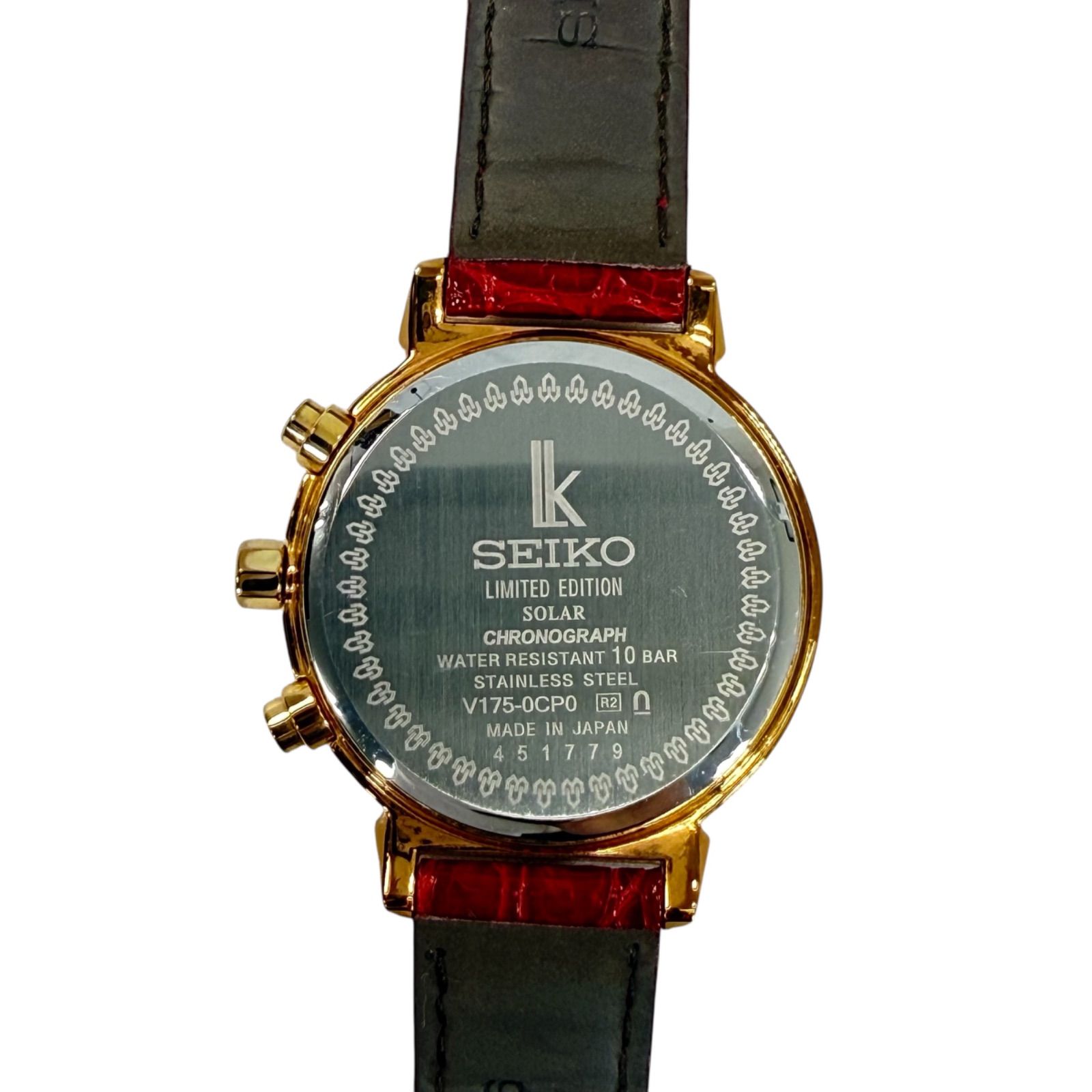 SEIKO セイコー LUKIA ルキア クロノグラ V175-0AJ0 楽天市場】SEIKO / セイコー ◇希少 LUKIA ルキア 45周年