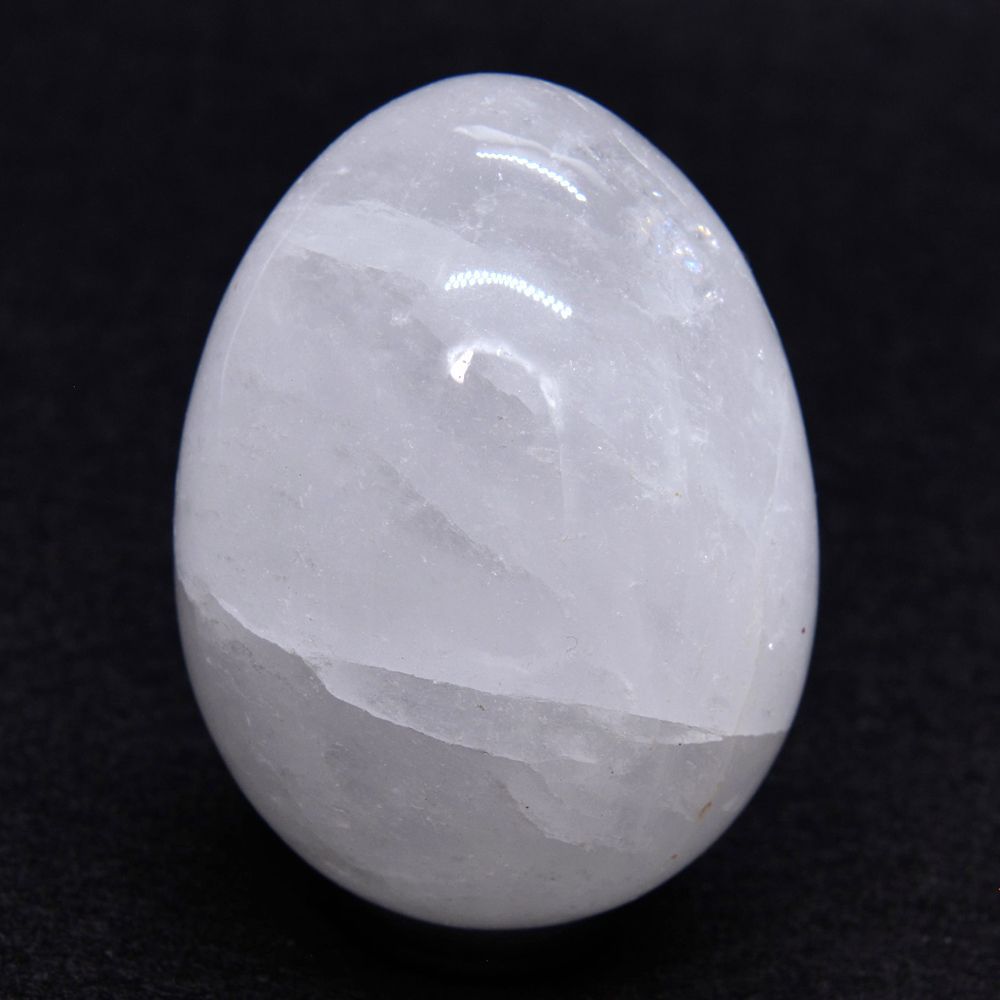 ミルキークォーツ[別名スノークォーツ] 45×60mmエッグ [NO.2