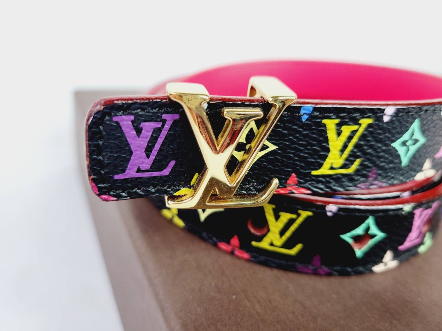 Louis Vuitton マルチカラーモノグラムベルト サンチュール ルイ・ヴィトン LOUIS VUITTON ベルト レディース メンズ