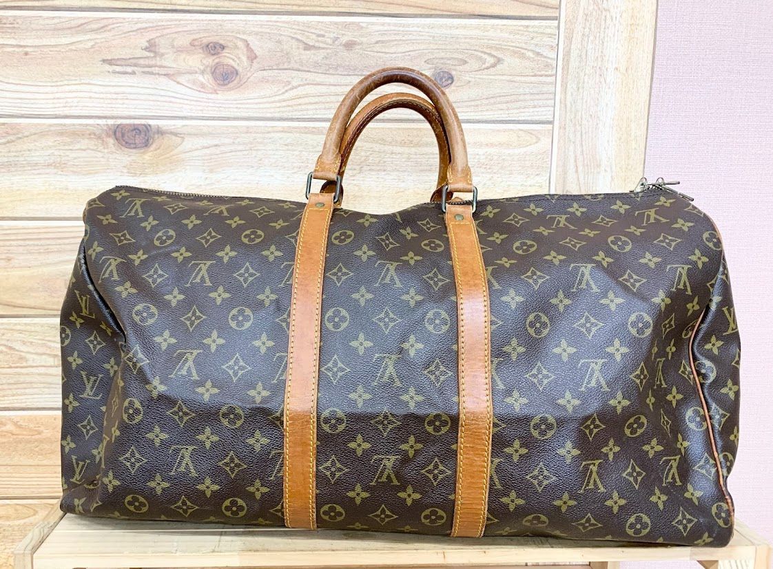 LOUIS VUITTON ボストンバッグ モノグラム キーポル60 ブラウン 中古・古着通販】LOUIS VUITTON (ルイ ヴィトン) キーポル60