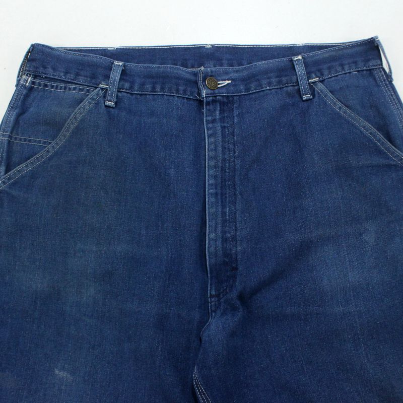 ★80s USA製 ROEBUCKS コットン ペインターパンツ 生成り w36 L34★ビンテージ オールド Sears ストアブランド ワーク カーペンター ROEBUCKS ペインターパンツ 古着 ヴィンテージ★ ★80s ユニオンチケット