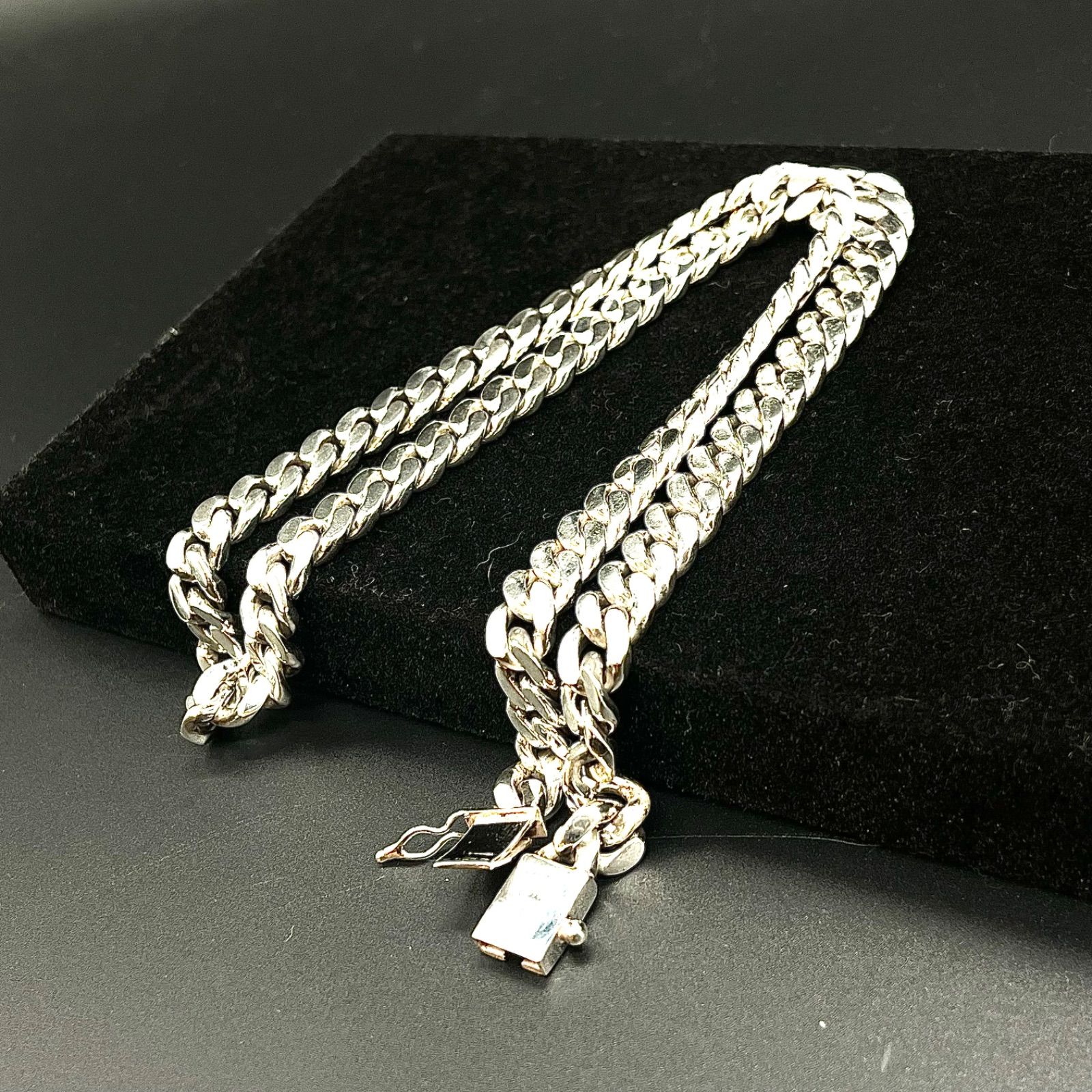 マイアミキューバンチェーン ネックレス シルバー925 喜平ネックレス