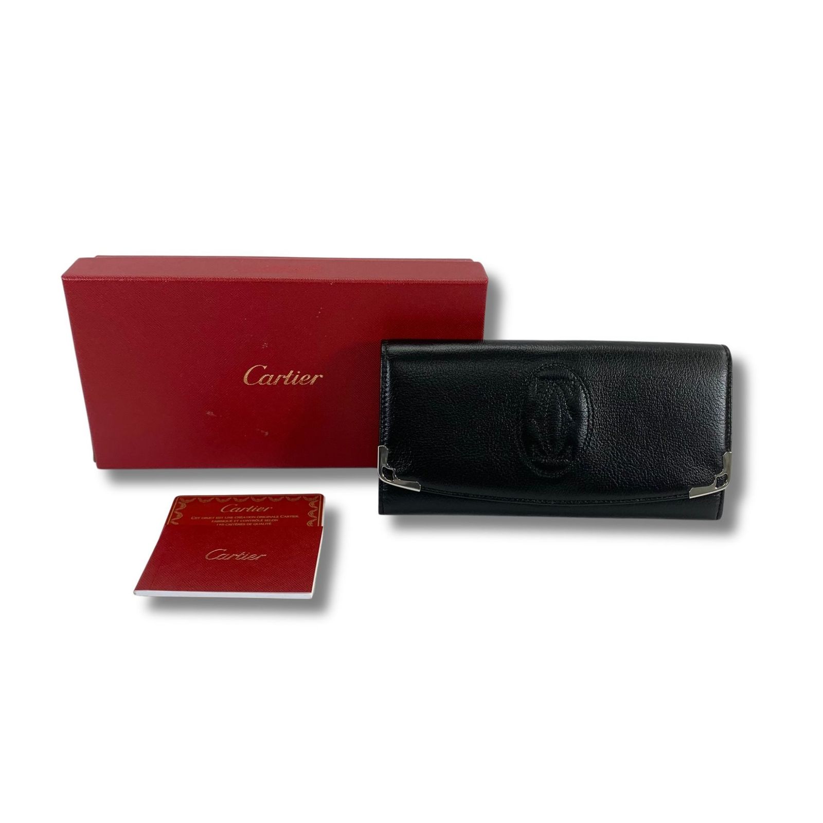 Cartier カルティエ マルチェロ ドゥ カルティエ 長財布 ギャランティカード付