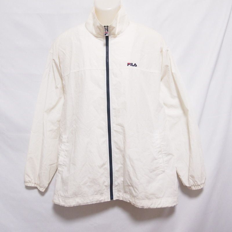 古着 メンズXL フィラ フルジップ ジャケット ポリエステル コットン