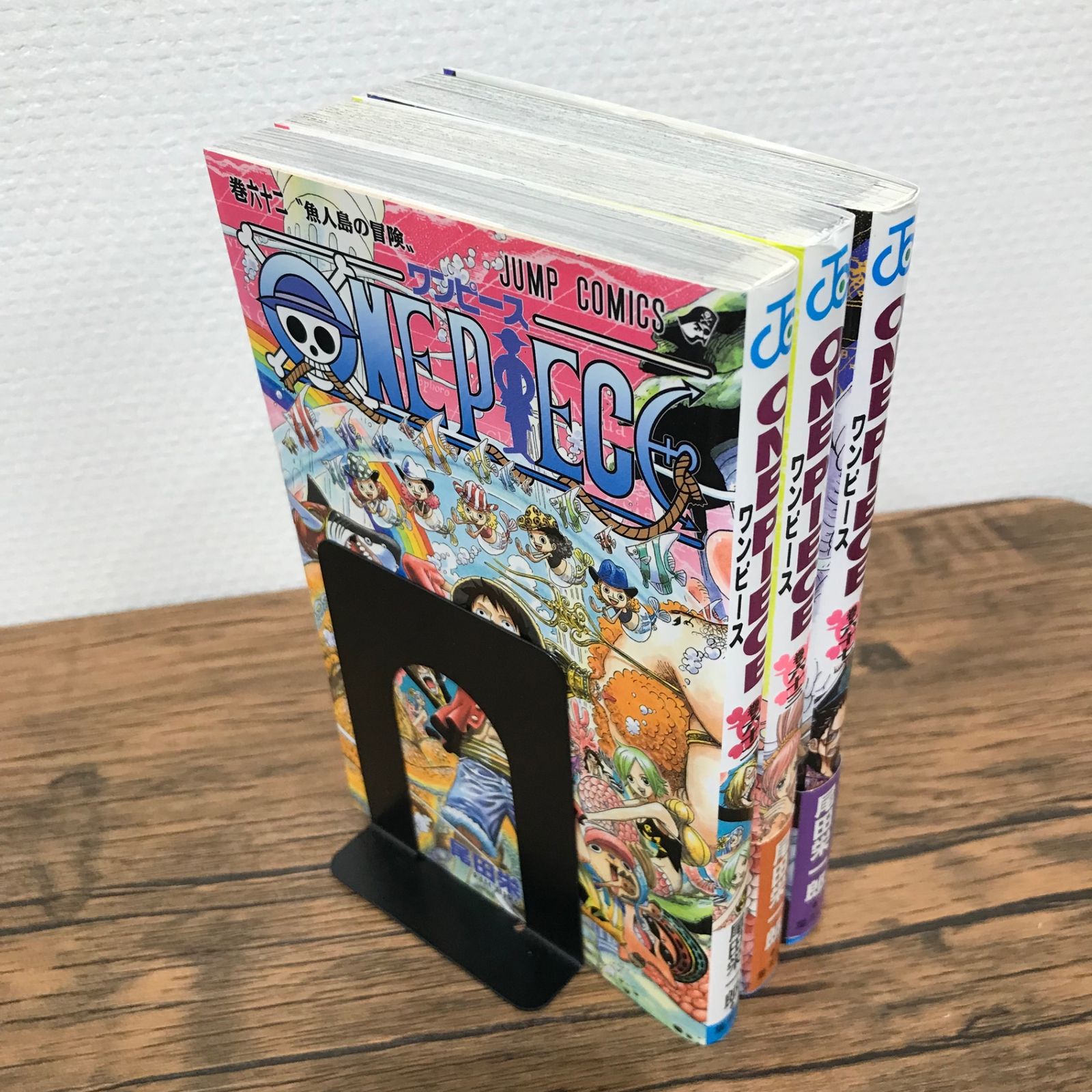 ワンピース 62〜67巻 欠品:64,65,66巻（3冊欠品 計3冊セット）A/【作者