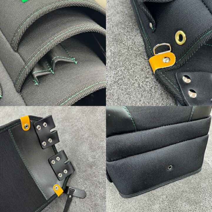 KNICKS ニックス KB-212NSDX 超軽量 3段チェーン後付けタイプ腰袋 グリーンラベル 腰袋 工具入れ nx-kb-212nsdx HRDEVELOPMENT_JP