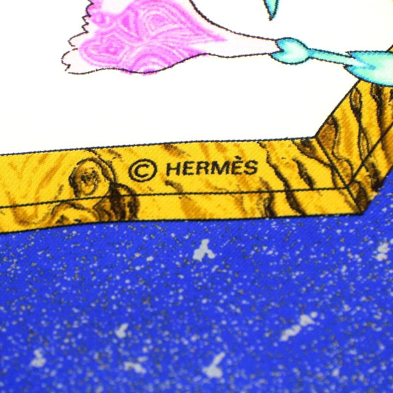 HERMES　エルメス カレ90 東洋の石と西洋の石細工 スカーフ エルメス HERMES カレ90 PIERRES D' ORIENT ET D' OCCIDENT 東洋