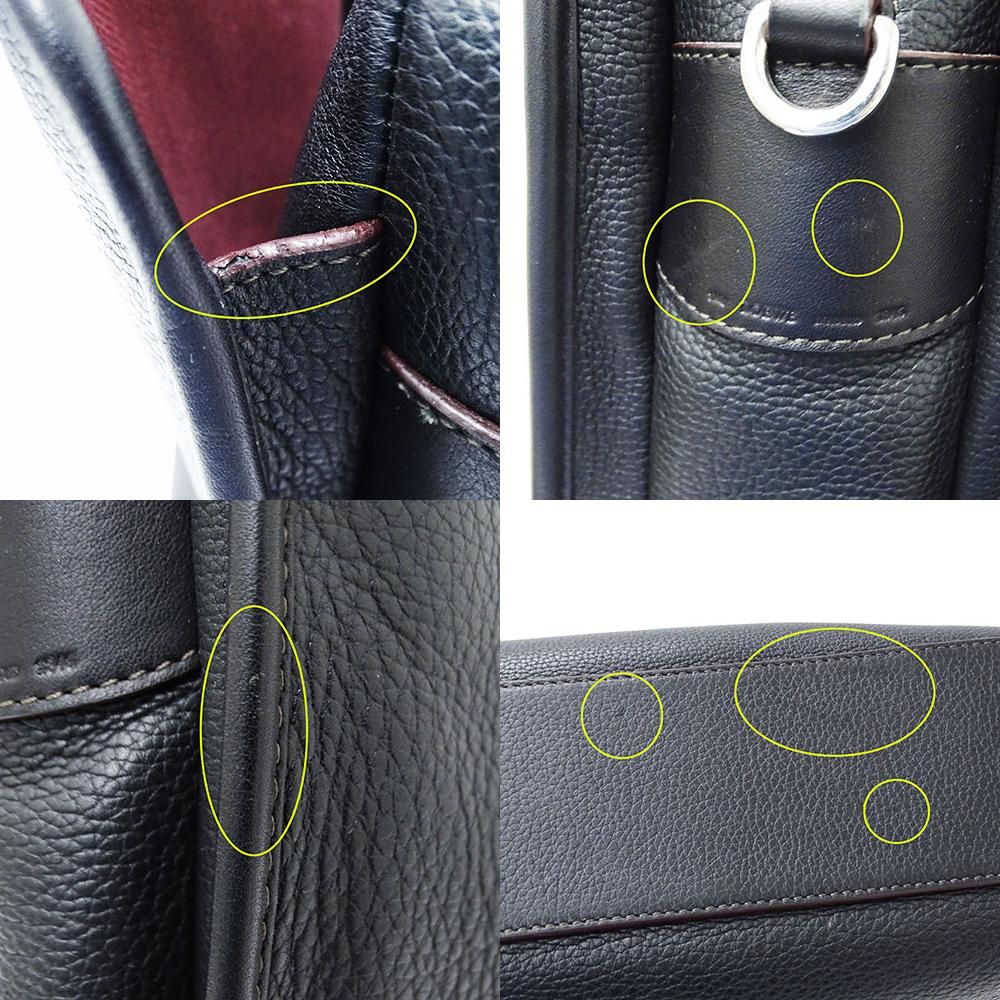 ロエベ LOEWE バッグ メンズ ブランド ビジネスバッグ レザー ブラック