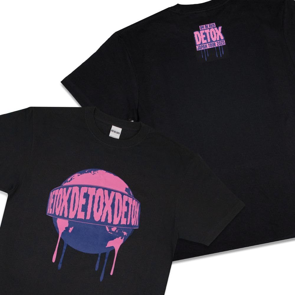 ONEOKROCK DETOX ワンオク　Tシャツ　2025 Ｌサイズ ONE OK ROCK 2025 DETOX JAPAN Tシャツ Lサイズ - メルカリ