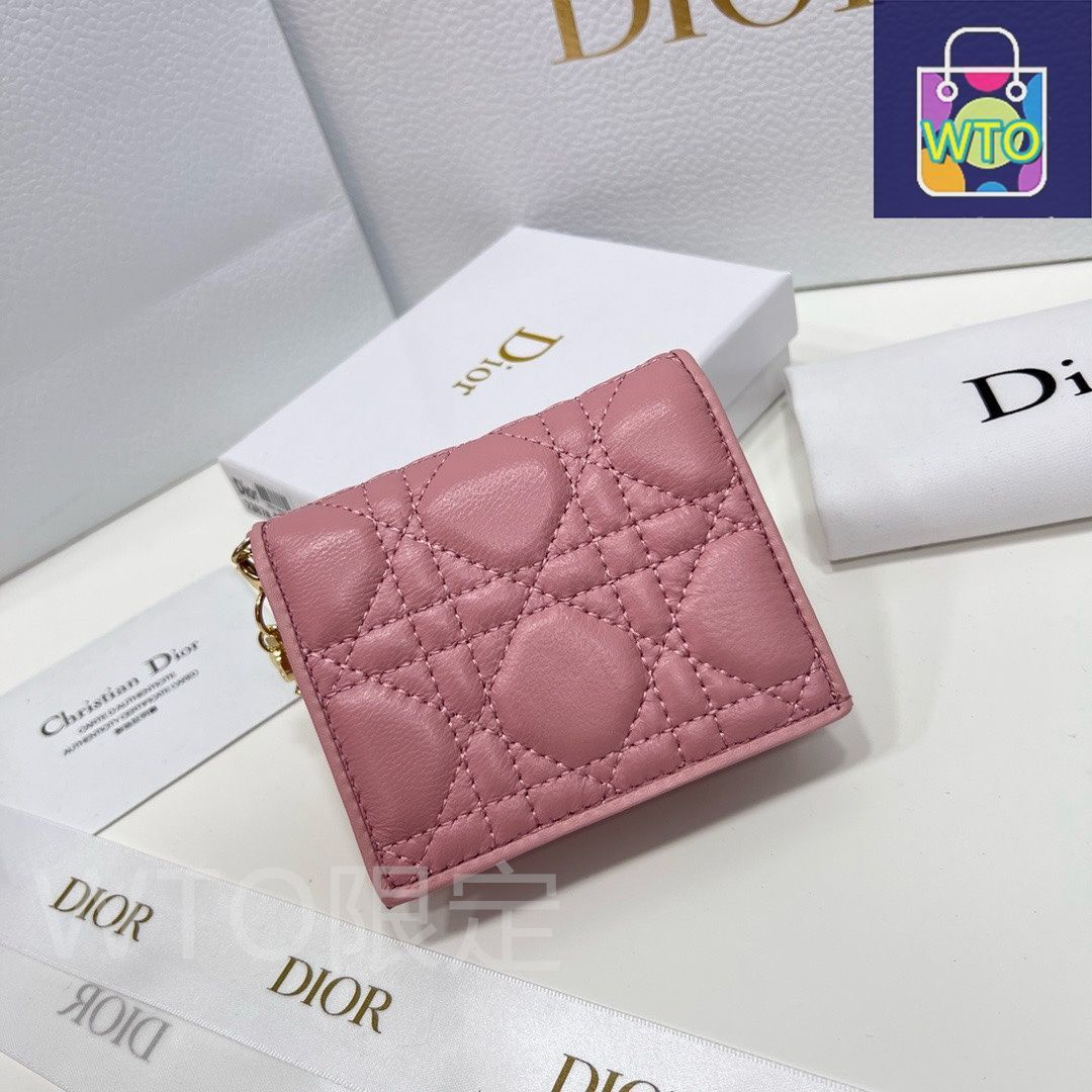 本日限定】?Dior ミニ Lady Dior ウォレット 2387 ? 高級子羊革