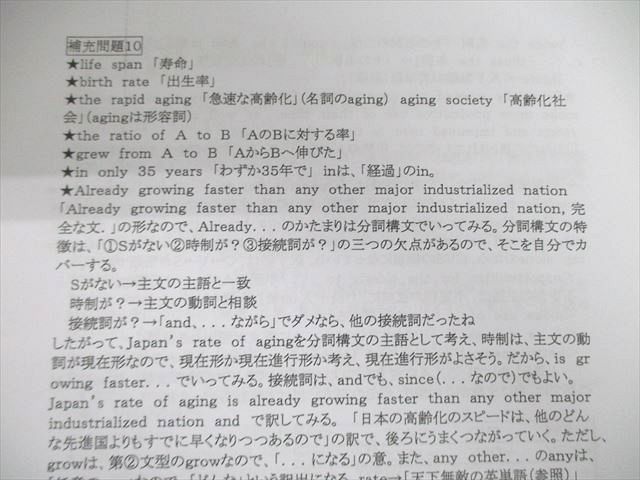 VF01-074 駿台 難関早慶大英語 テキスト通年セット 2022 計2冊 39M0D