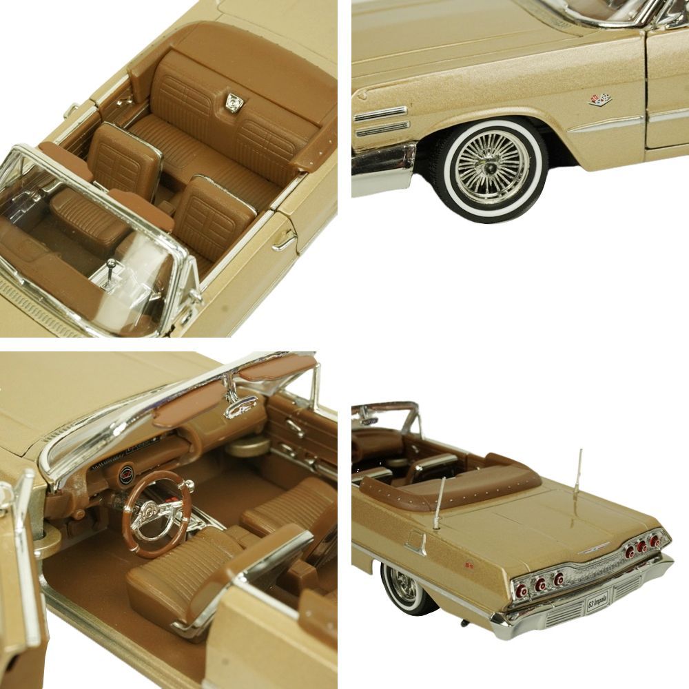 新品 1/24 箱入り ミニカー MIJO 1:24 1963 CHEVROLET IMPALA
