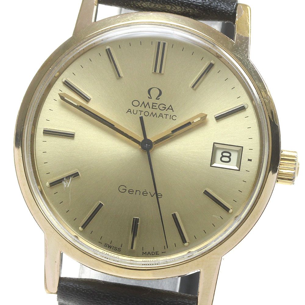 オメガ OMEGA 166.0163 ジュネーブ デイト Cal.1012 自動巻き メンズ_870299