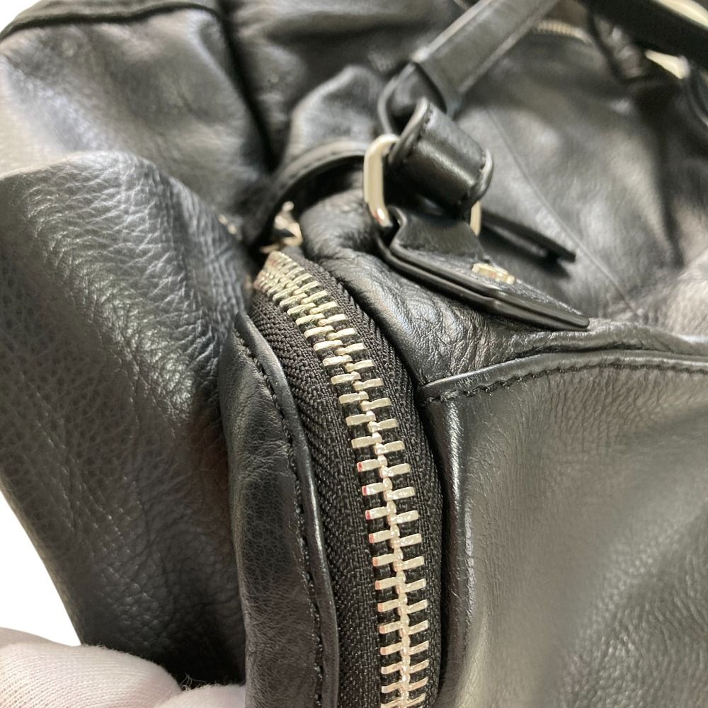 美品 DIESEL ディーゼル LE-MHONIC レザー ジップデザイン