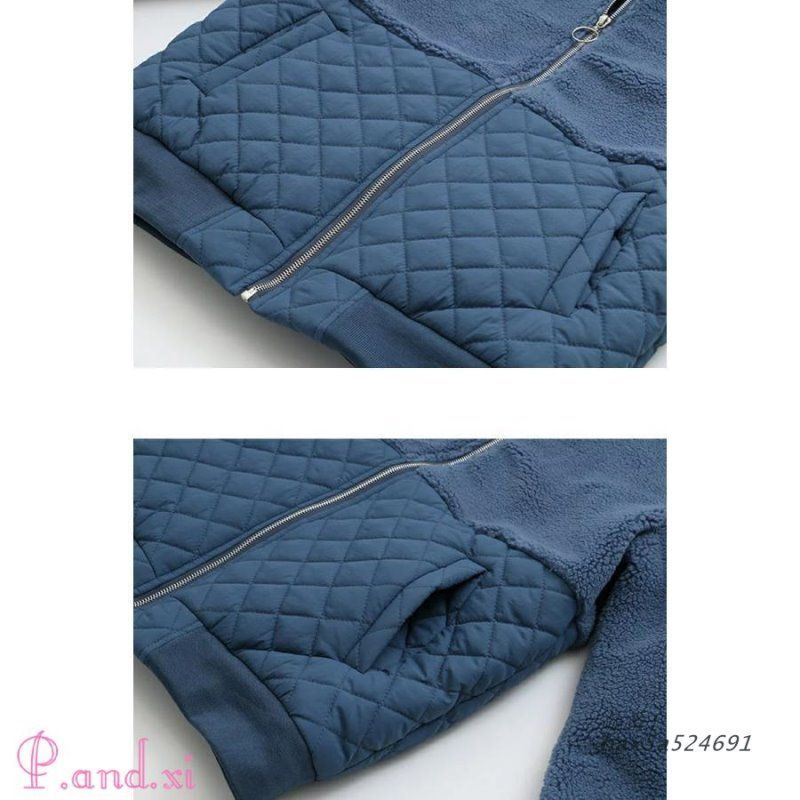 フジャケット キルティング フード付きコート アウター ブルゾン ボア ボアジャケット レディース切り替え フード ボア ボアコート ボアブルゾン 異素材 hax5a524691 GULLKHAN_COM