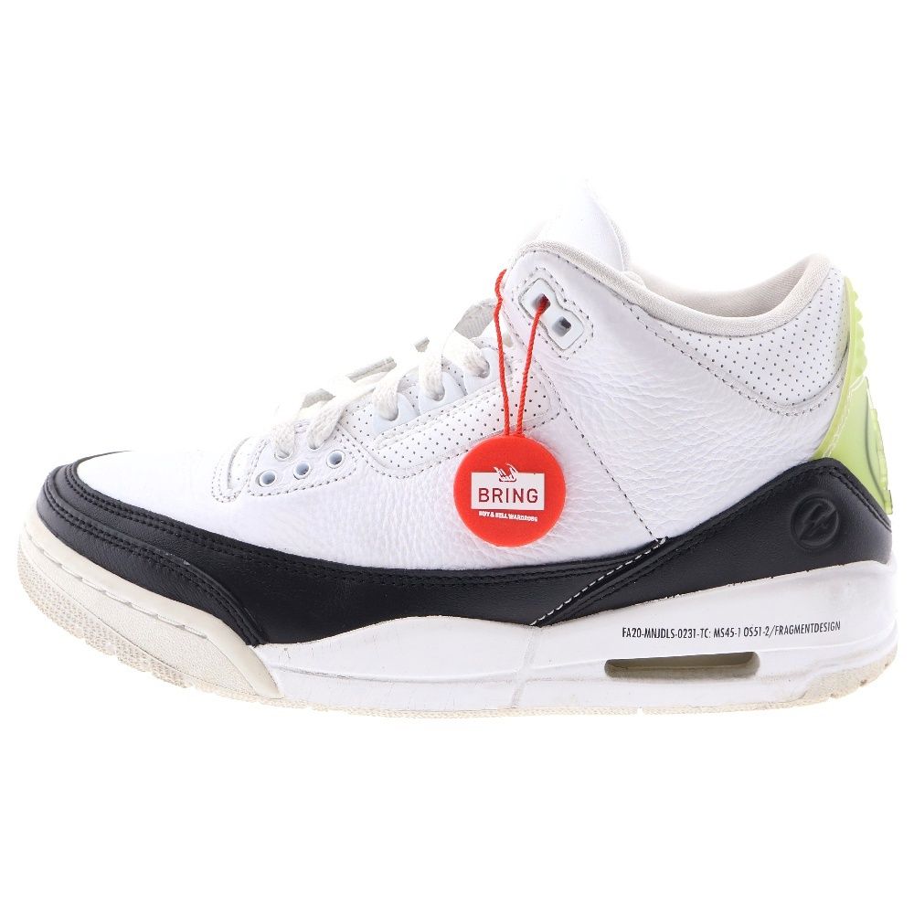 NIKE (ナイキ) ×fragment design AIR JORDAN3 RETRO SP DA3595-100 フラグメントデザイン ...