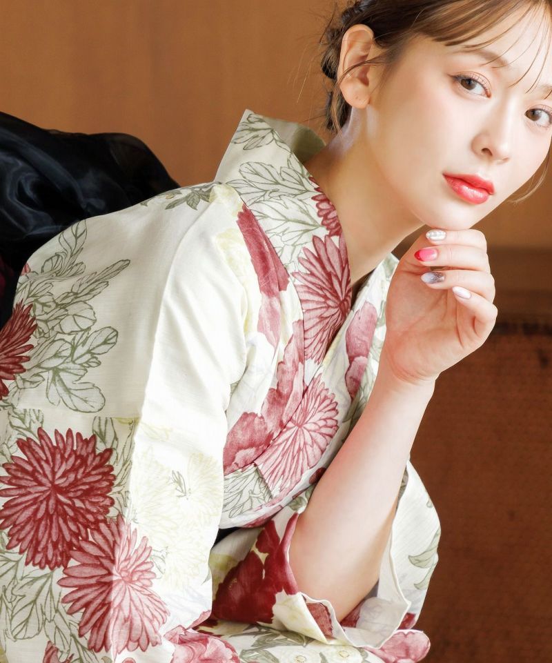 夏の牡丹重ね】Dita ディータ 浴衣 5点セット レディース 親子