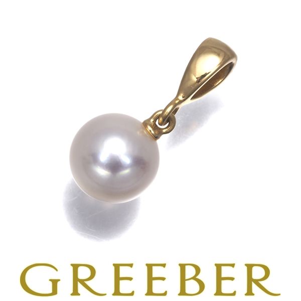 ミキモト ペンダントトップ パール 真珠 7.2mm K18YG 177654