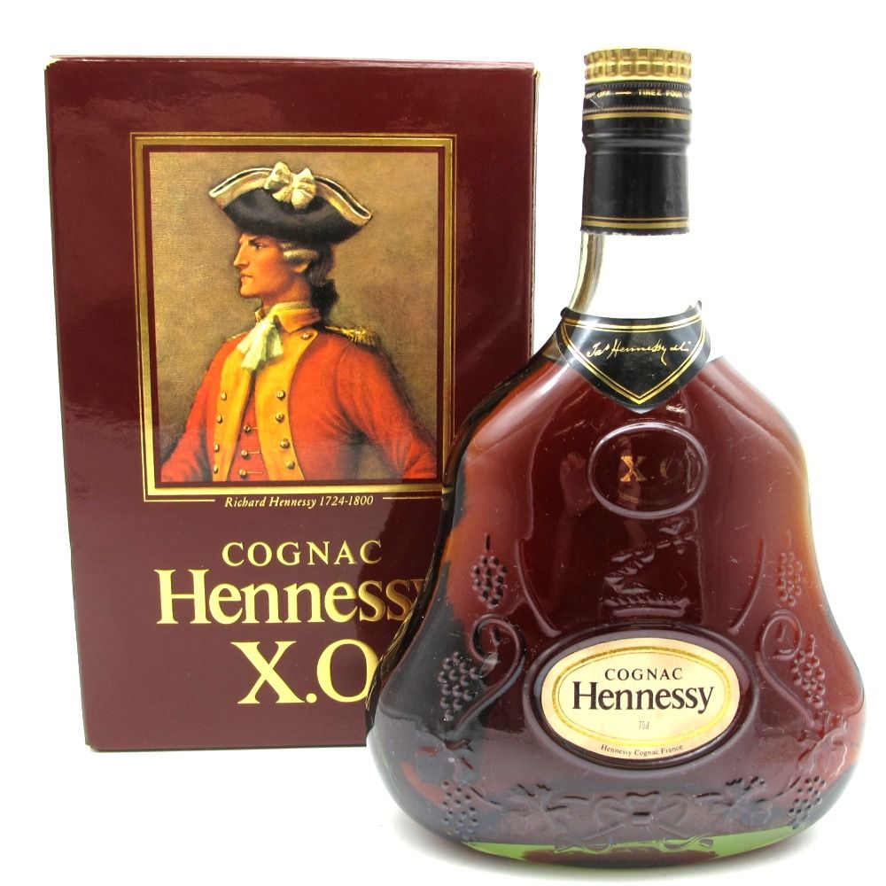 Hennessy XO ヘネシーXO 液面低下無し コニャック COGNAC グリーンボトル 金キャップ ゴールドキャップ XO 40％ 700ml  洋酒 古酒 未開栓 - メルカリ