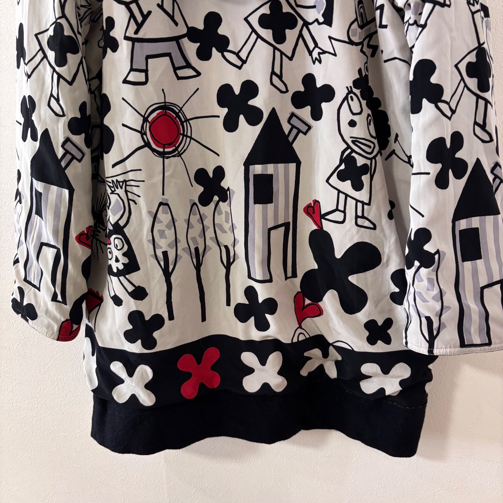 OLLEBOREBLA アルベロベロ ロングリバーシブルコート ぶたさん 気球