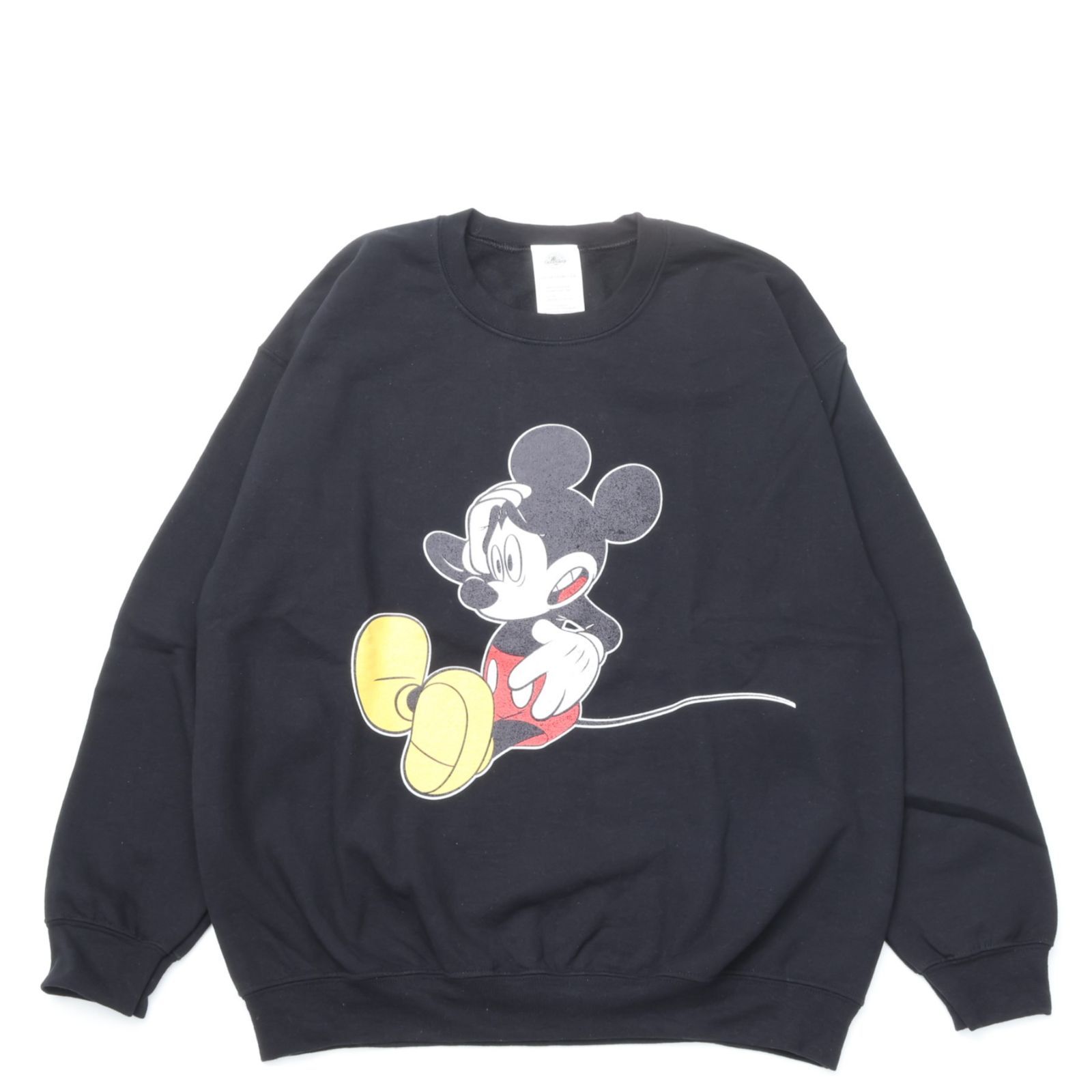 Goodwear グッドウェア Disney MK PRINT SWEAT3 BLACK