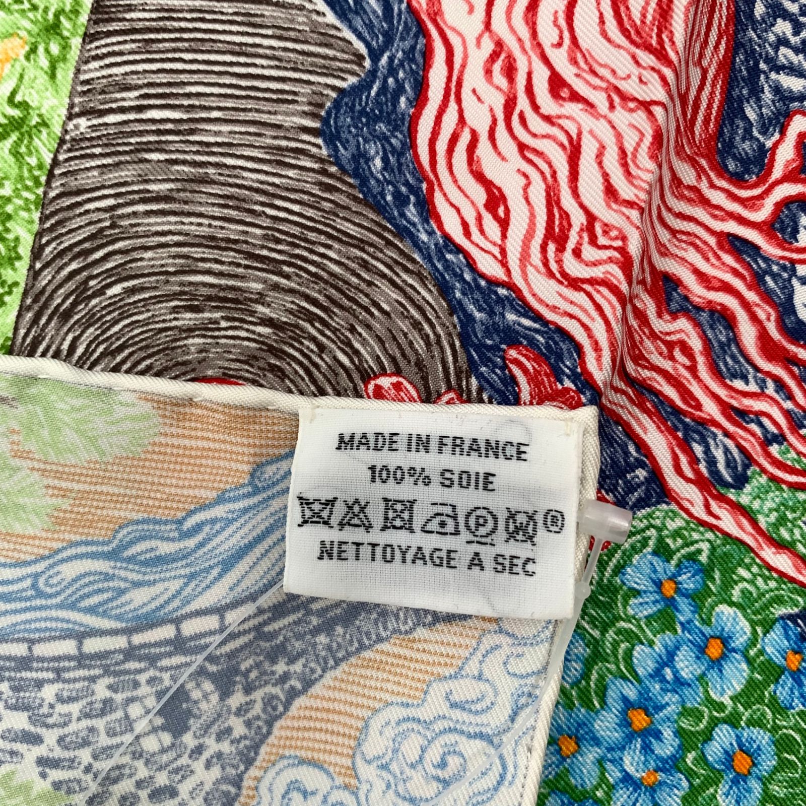 未使用級 希少 HERMES エルメス カレ90 カレジェアン エレフセリア