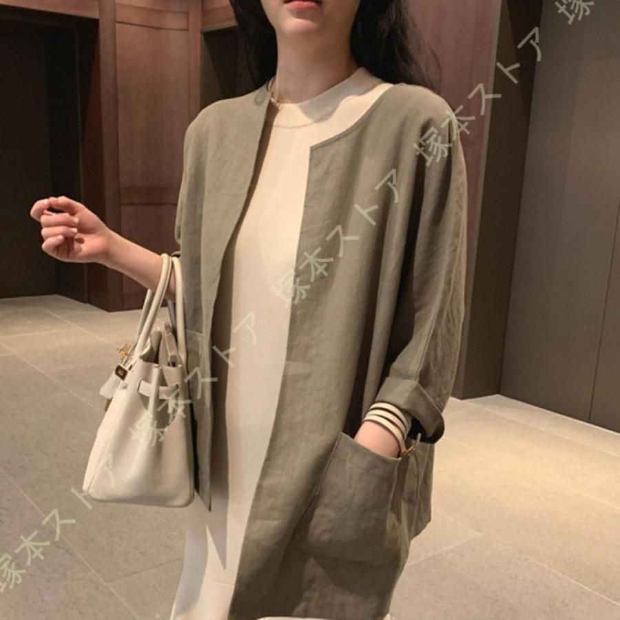 カットソー裏地付 通勤