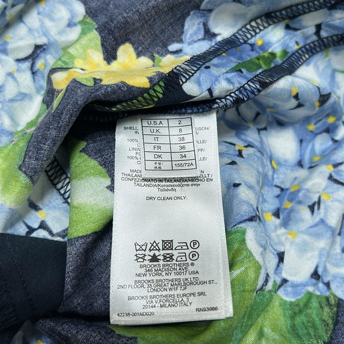 【美品✨】定価30,000円❤️ブルックスブラザーズ✨サイズXS✨ワンピース BROOKS BROTHERS（ブルックスブラザーズ）の「バックサテン