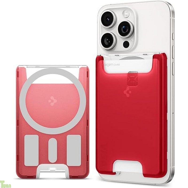 Spigen MagSafe対応カードケース 3枚カード収納 iMacデザイン マグネット搭載 iPhone 17 Pro Max iPhone 17 Pro iPhone 17 iPhone Air iPhone 16|15|14|13|12シ.