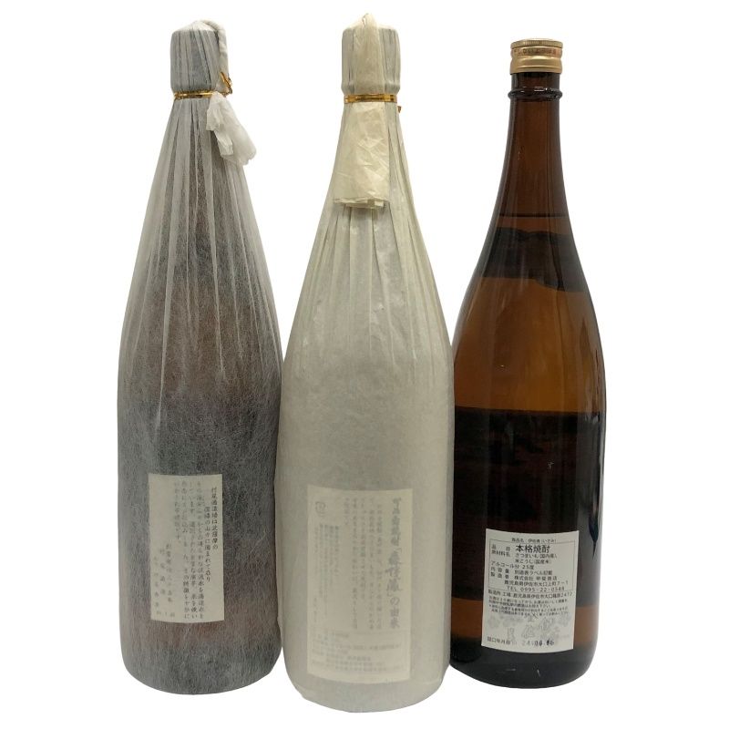 芋焼酎 3本セット 森伊蔵 + 村尾 + 伊佐美 全て 1800ml 25度 焼酎  