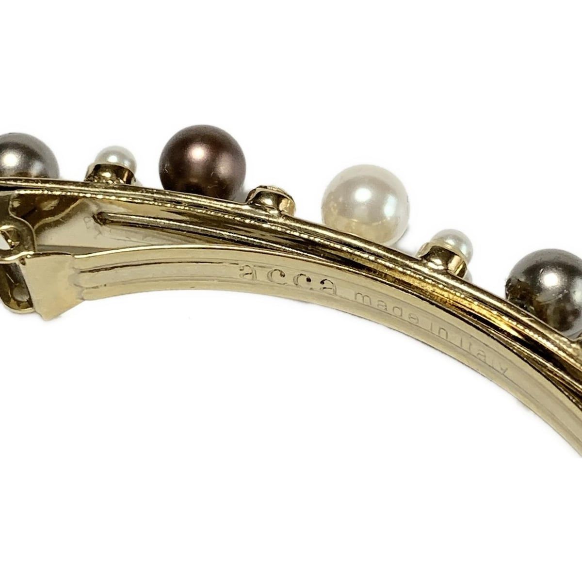 acca アッカ　オードリー　バレッタ　ベージュ accアッカ ヘアバレッタ ベージュ オードリーバレッタ オードリー