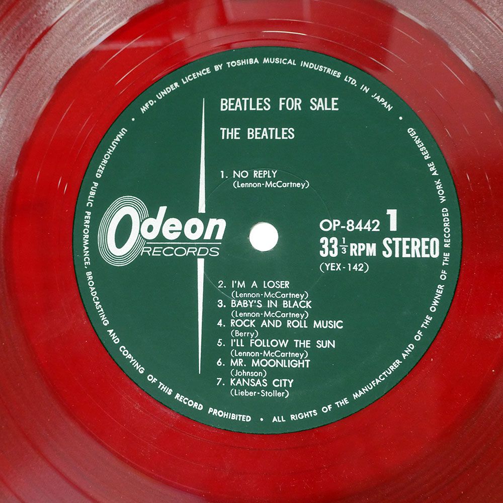 国内盤 BEATLES/FOR SALE/ODEON OP8442 LP - メルカリ