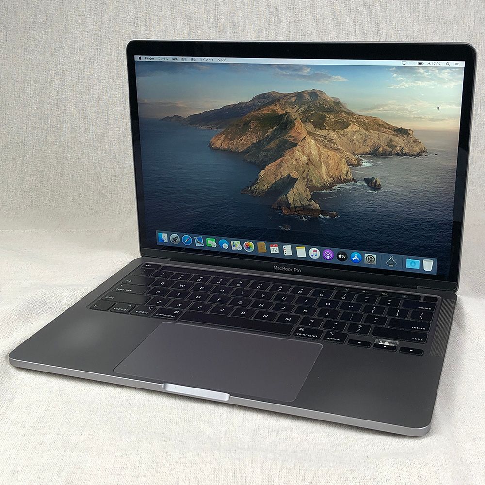ジャンク品・本体のみApple MacBook Pro (13インチ， 2020， Thunderbolt 3ポート x 4)【i5・16GB・512GB】画面表示異常・キー欠損 A2251 EMC3348/LT-JUNK-250408（268403）