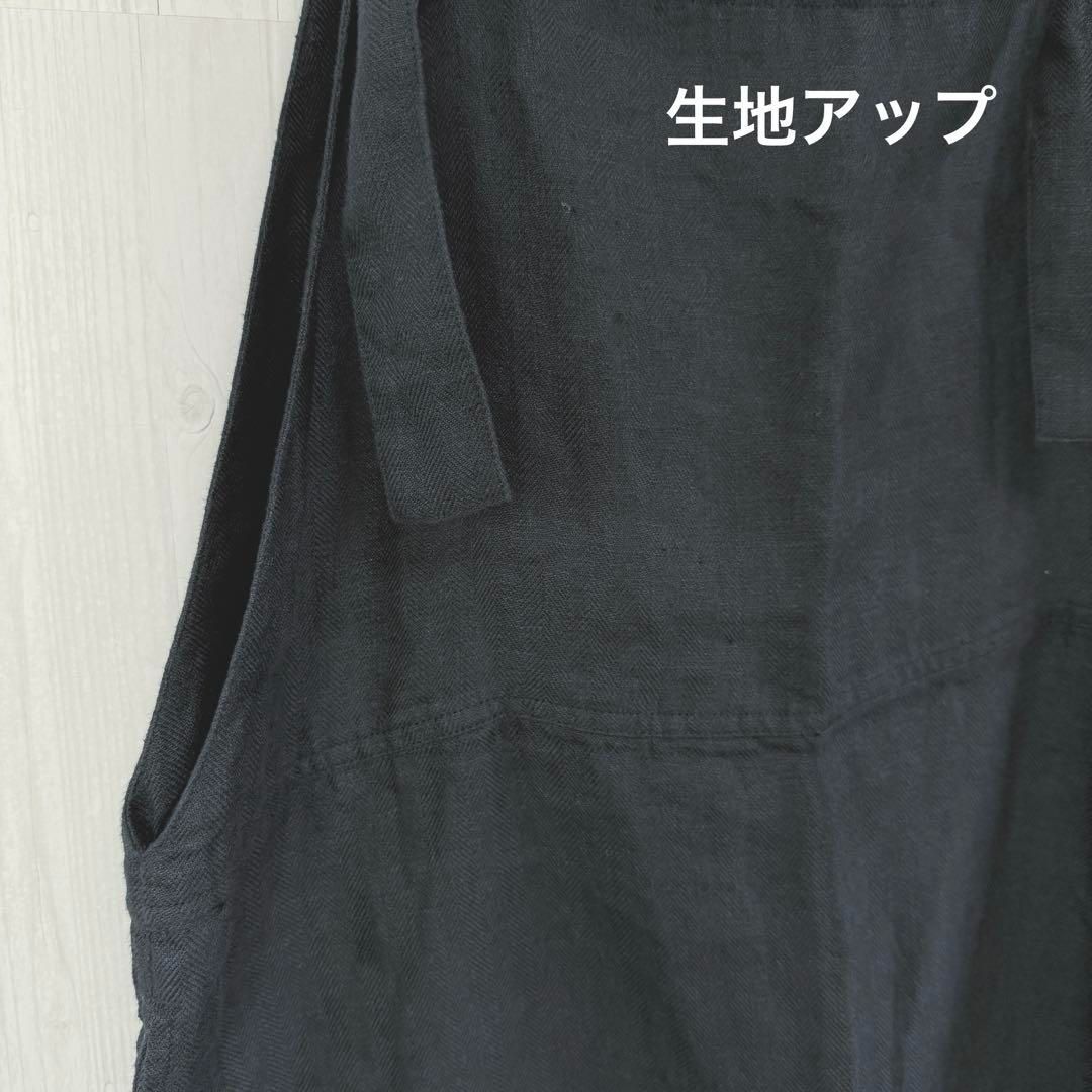 ハーベスティ ジャンパースカート ワンピース サロペット 黒
